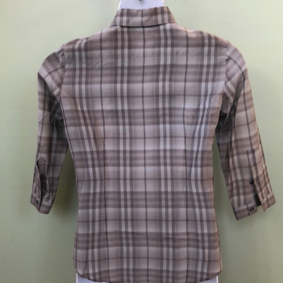 Burberry Women's Multi Button-Up Blouse Medium - Picture 4 of 8